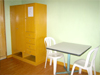 For the convenience of the tenants, all rooms are equipped with a closet, table and chairs.